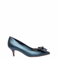 Metallic Emerald Green Palesa Kitten Heels