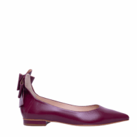 Burgundy Siena Flats