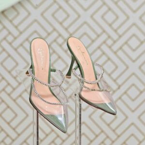 Seaspray Vinyl Mules Heels
