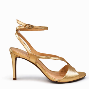 Gold Aurora Sandals Heels