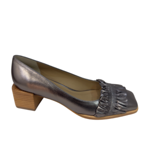 Nocturne Ruffle Block Heels